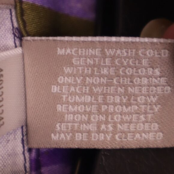 BRUSHSTROKE JACKET 2/12 Chico's Purple Warm Grey Yellow Spring Summer Office - Picture 6 of 8